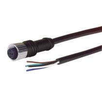 L-com Economy M12 5 Position A-Coded Female to Open Cable