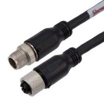 ShowMeCables M12 8 Position X-Code Cable, S/FTP Jacket, Male/Female