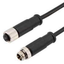 ShowMeCables M8 3 Position Cable, PVC Jacket, Male/Female 