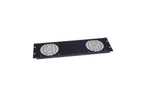 Anodized Fan Panel, Accepts 2 Fans