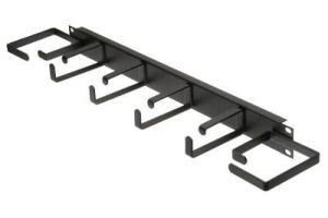 Middle Atlantic Front Cable Manager with D-Rings and Vertical Side Rings