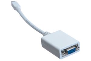 Mini DisplayPort Male | Thunderbolt to HD15 VGA Female Adapter