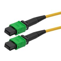 L-com MPO no pins to MPO no pins, 24 Fiber, Type B, 9/125 SMF OS2, OFNR Jacket