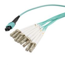 L-com MPO w/Pins to LC Fan-out - OM4 50/125 - Flex Boot - ONFR