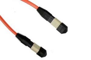 50/125 OM2 Multimode Plenum MTP/MPO Fiber Patch Cable - 12 Fiber