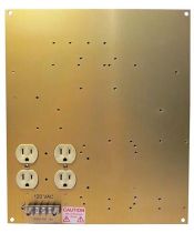 Assembled Replacement Mounting Plate for 14x12 (-100/10V) Enclosures