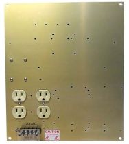 Assembled Replacement Mounting Plate for 14x12-10FS Enclosures