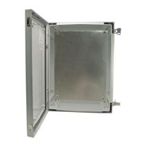 L-com ENCL FRP 24x16x9" w/BLNK ALUMINUM MNT PLATE