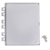 Dark Gray Replacement Hinge Cover for 1412 Polycarbonate Enclosure