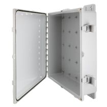 L-Com 16x14x04" UL Listed Polycarbonate Slim Weatherproof Outdoor IP68 NEMA 6P Enclosure