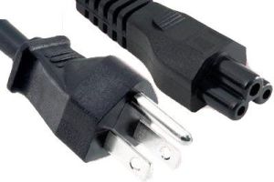 ShowMeCables Laptop Power Cord - NEMA 5-15P to C5 - 10 Amp - Black