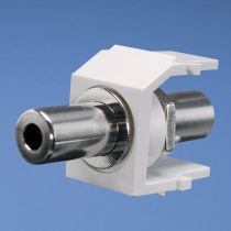 Panduit Netkey 3.5mm Stereo Feed-Thru Keystone Coupler - High Density
