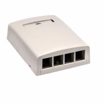 Panduit NetKey Keystone Surface Mount Box - 4 Port