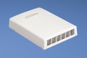 Panduit NetKey Keystone Surface Mount Box - 6 Port
