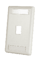 Ortronics High Density Wall Plate - Single Gang