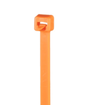 7.4 Inch -  50lb - Panduit Pan-Ty Strong Releasable Plenum Cable Tie - Orange - 1000 Per Pack
