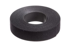 ICC Bulk Hook and Loop Cable Tie, 75 Foot Roll x 1/2 Inch - Black