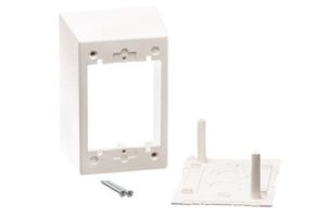 Panduit Deep Mounting Box - Single Gang - Off White