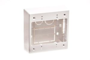 Panduit Mounting Box - Double Gang - White