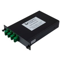 Passive CWDM, LGX Demux, 4 Channels with 20nm spacing, starting at Ch 1551nm, LC/APC with Monitor & Pass