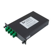 Passive CWDM, LGX Mux, 4 Channels with 20nm spacing, starting at Ch 1471nm, LC/APC with Monitor & Pass