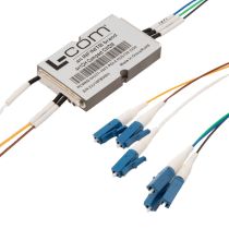 Passive CWDM, Compact Demux, 4 channel, starting at 1471nm, 20 nm spacing, 900um 1m fiber, LC-UPC w/ Express Port