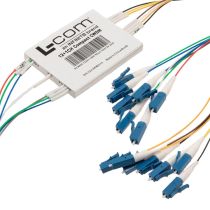Passive CWDM, Compact Demux, 12 channel, starting at 1271nm, 20 nm spacing, 900um 1m fiber, LC-UPC w/ Express Port