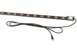 PDT Series 10 Outlet 15A Power Strip - 2-Stage Surge