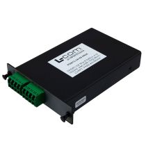 Passive DWDM, Plug-In Single LGX Combo Mux & Demux, 4 Channels with 100 GHz spacing, starting Ch56 (1532.68nm), LC-APC connectors, Pass & Monitor