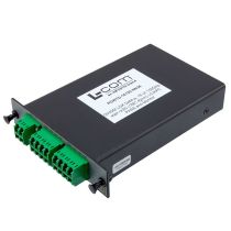 Passive DWDM, Plug-In Single LGX Demux, 16 Channels with 100 GHz spacing, starting Ch20 (1561.42nm), LC-APC connectors, Pass & Monitor