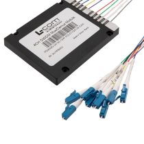 Passive DWDM, Cassette Demux, 4 channel, starting at ch 36, 100GHz spacing, 900um 1m fiber, LC-UPC w/ Pass & upgrade port