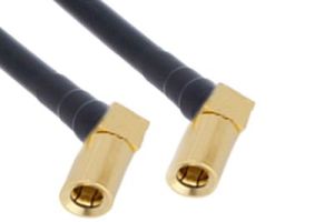 Pasternack PE3122LF - SSMB Male to SSMB Male Right Angle - RG196