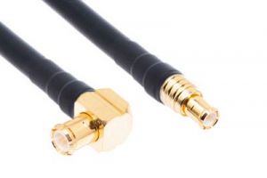 Pasternack PE3316LF - MCX Male to MCX Male Right Angle - RG316