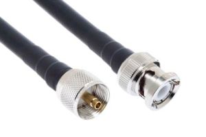 Pasternack PE33438LF - UHF Male to BNC Male - RG214