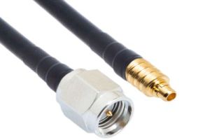 Pasternack PE34122LF - MMCX Male to SMA Male Coax Cable - RG316