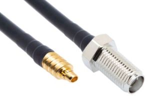 Pasternack PE35575 - MMCX Male to SMA Female Bulkhead Coax Cable - RG316