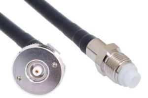 Pasternack PE37843 - FME Female to NMO Mount Connector - RG58