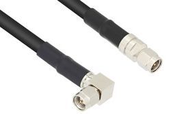 Pasternack PE3C0104 - SMA Male to SMA Male Right Angle - Times Microwave LMR-240