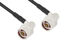 Pasternack PE3C0119 - N Male Right Angle to N Male Right Angle Cable - Times Microwave LMR-195