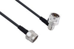 Pasternack PE3C0120 - N Male Right Angle to N Male - Times Microwave LMR-195