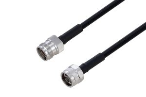 Pasternack Outdoor Rated 4.3-10 Female to N Male Low PIM Cable Using SPO-250 Coax Using Times Microwave Parts