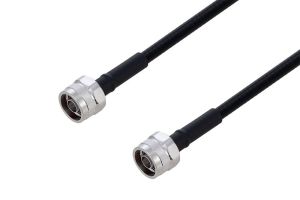 Pasternack Outdoor Rated N Male to N Male Low PIM Cable Using SPO-250 Coax Using Times Microwave Parts