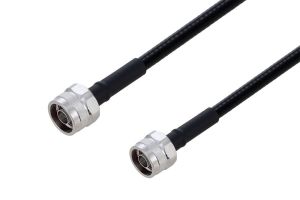 Pasternack Fire Rated N Male to N Male Low PIM Cable Using SPF-250 Coax Using Times Microwave Parts