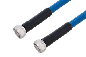 Pasternack Plenum 4.3-10 Male to 4.3-10 Male Low PIM Cable Using SPP-500-LLPL Coax Using Times Microwave Parts