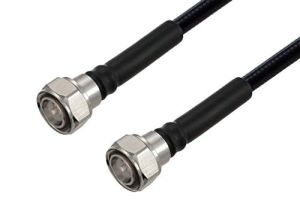 Pasternack Outdoor Rated 4.3-10 Male to 4.3-10 Male Low PIM Cable Using SPO-375 Coax Using Times Microwave Parts