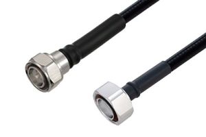 Pasternack Outdoor Rated 4.3-10 Male to 7/16 DIN Male Low PIM Cable Using SPO-375 Coax Using Times Microwave Parts