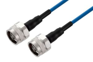Pasternack N Male to N Male Low PIM Cable 60 Inch Length Using TFT-402 Coax Using Times Microwave Components