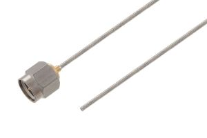 Pasternack SMA Male to Straight Cut Lead Test Probe Cable Using PE-SR047FL Coax