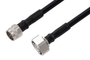 Pasternack Fire Rated 7/16 DIN Male to N Male Cable Using SPF-375 Coax Using Times Microwave Parts