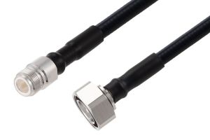 Pasternack Fire Rated 7/16 DIN Male to N Female Cable Using SPF-375 Coax Using Times Microwave Parts